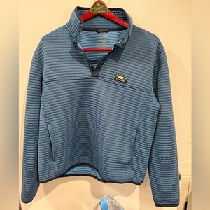 LL Bean men’s airlight knit pull over size large